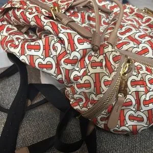 Burberry | Bags | Burberry Red And White Backpack With  display picture 1